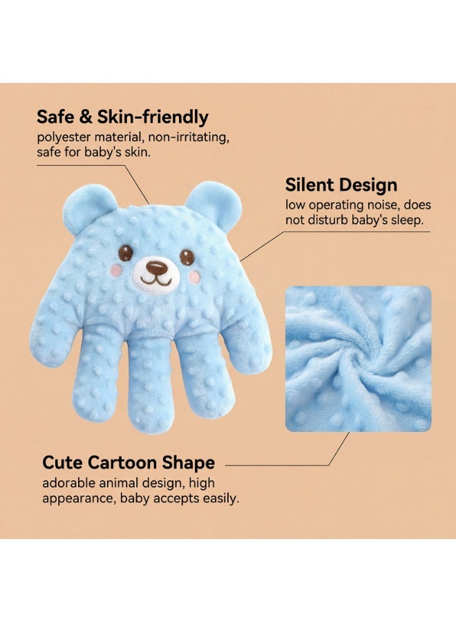 Baby Electric Patting Soothing Palm, Remote Control Automatic Sleep Aid Doll with Red Bean Inner Core, Simulates Mother's Hand Patting, Anti-Startle & Colic Relief Soother for Newborns Infants - Image 2