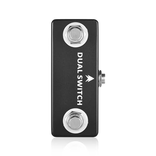 LokFy Guitar Footswitch Pedal DUAL SWITCH PEDAL Dual Momentary Footswitches for Effects Pedal and Muti-effects Pedal - Image 1