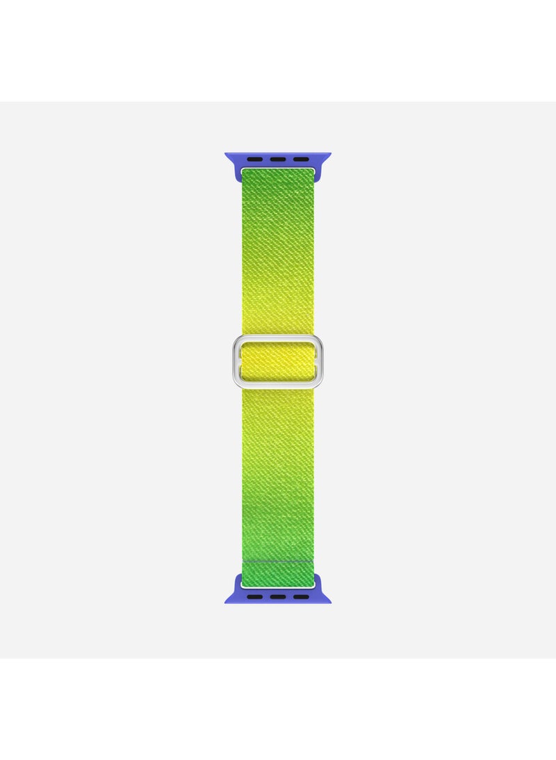 Y&D Applies To Iphone Watch 42/44/45/49mm Woven Nylon Plain Painted Strap  - Image 1