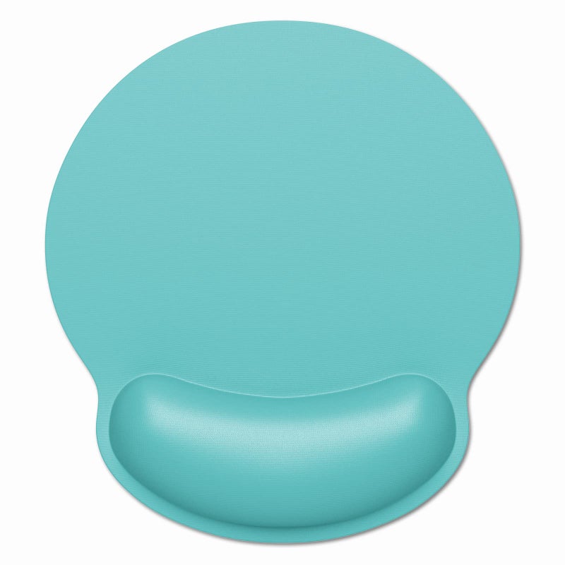 Dapesuom Ergonomic Mouse Pad with Wrist Support, Comfortable Memory Foam Wrist Rest for Easy Typing Pain Relief, Cute Computer Gaming Desktop Mouse Mat with Non-Slip Base for Laptop Office, Lake Green - Image 5