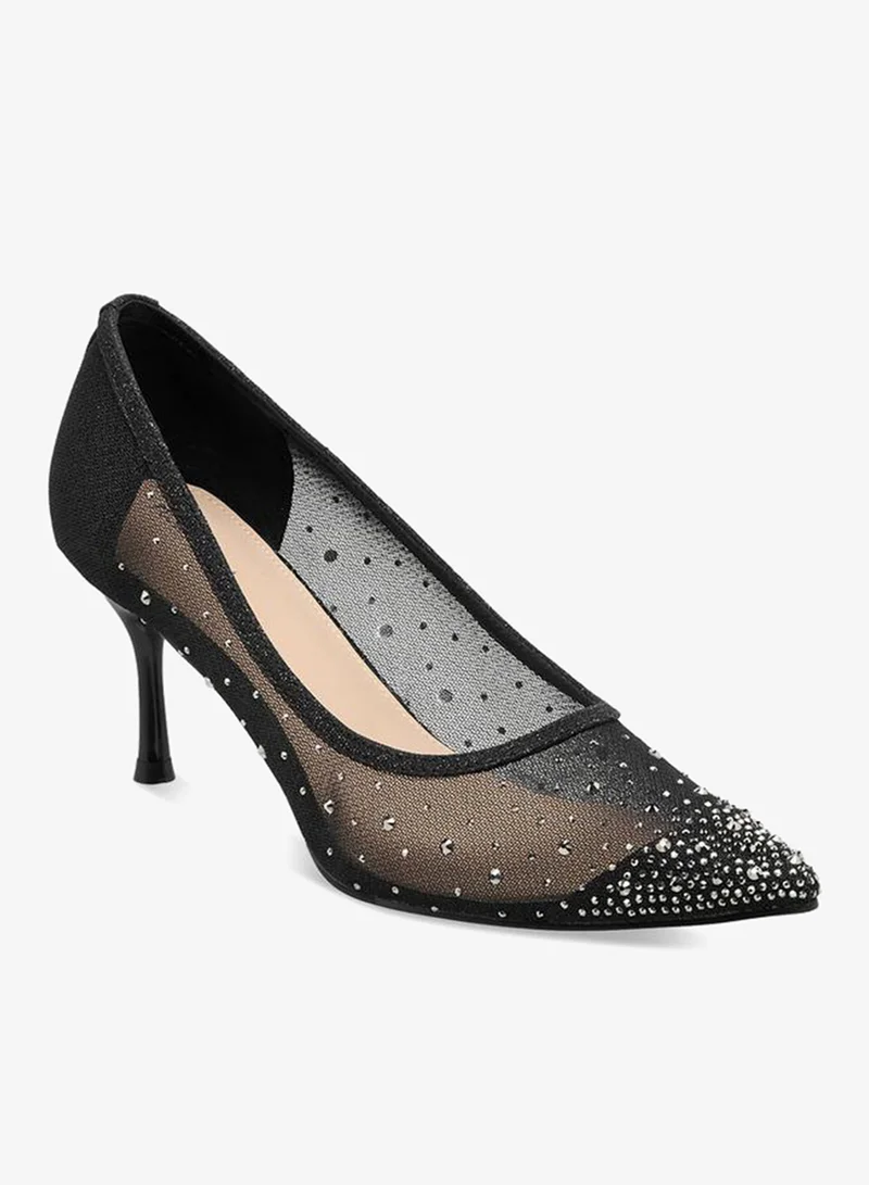 Flora Bella By Shoexpress Women Embellished Stiletto Heel Pumps