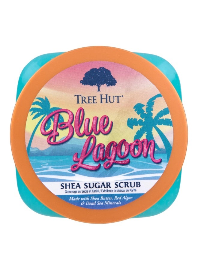 Tree Hut Tree Hut Blue Lagoon Shea Sugar Scrub | Exfoliating Body Scrub Removes Dead, Dry Skin for a Soft & Hydrated Feel | Nourishing Essential Body Care | 18 fl oz.  - Image 1