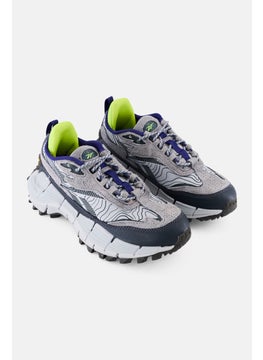 Reebok Kids Boy Zig Kinetica 2,5 Edge Lace Up Running Shoes, Grey  - Image 1