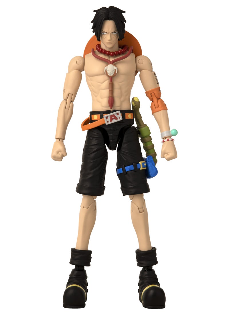 Bandai Anime Heroes One Piece Portgas D Ace 6.5-Inches | Collectible Action Figure | Interchangeable Hands | Perfect Gift for Collectors, Manga & Anime Lovers!  - Image 2