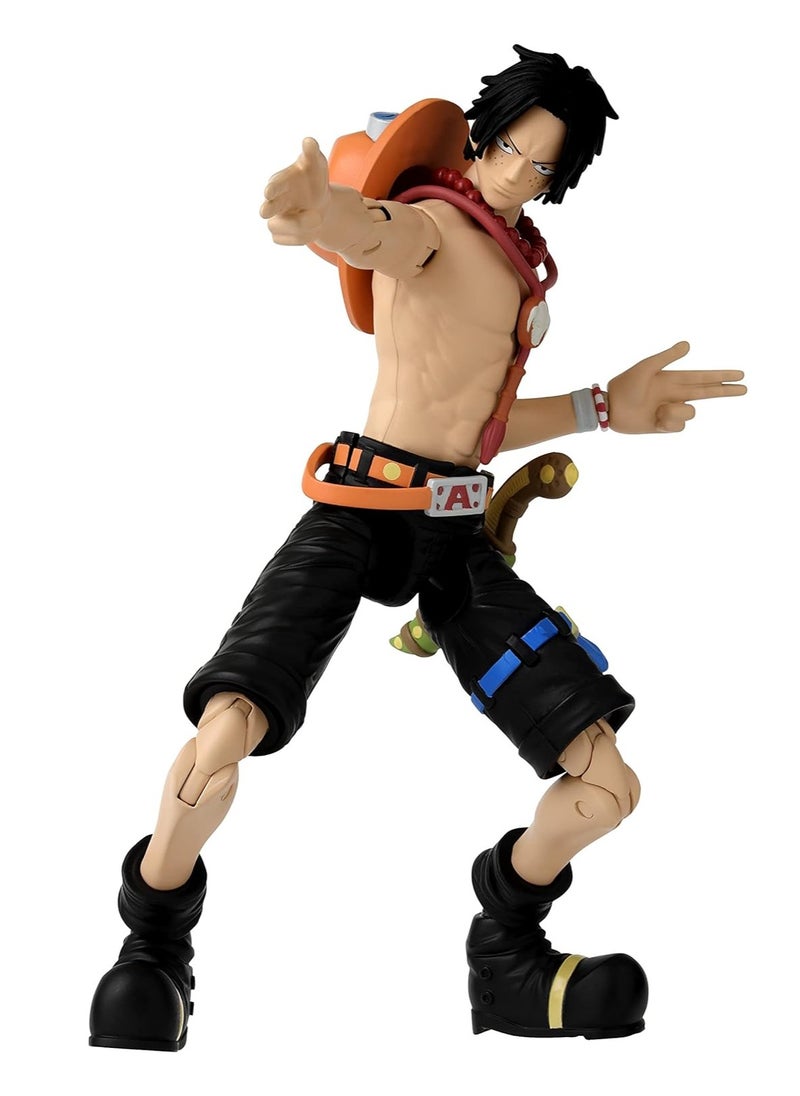 Bandai Anime Heroes One Piece Portgas D Ace 6.5-Inches | Collectible Action Figure | Interchangeable Hands | Perfect Gift for Collectors, Manga & Anime Lovers!  - Image 3