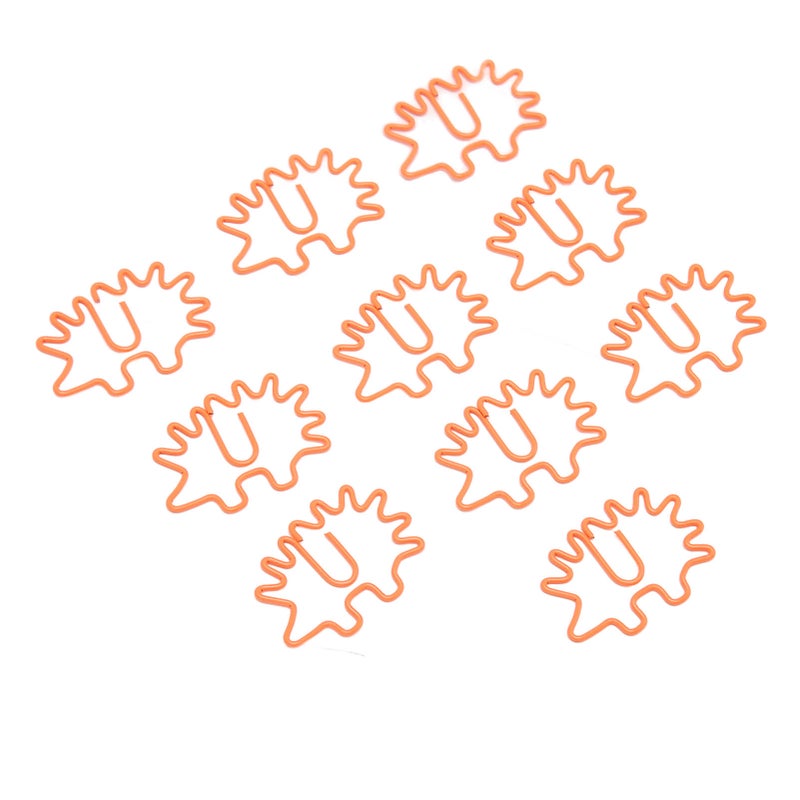 100pcs Paper Clips Portable Mini Cute Hedgehog Shape Rustproof Electroplated Metal Paper Clips For File Classification - Image 5