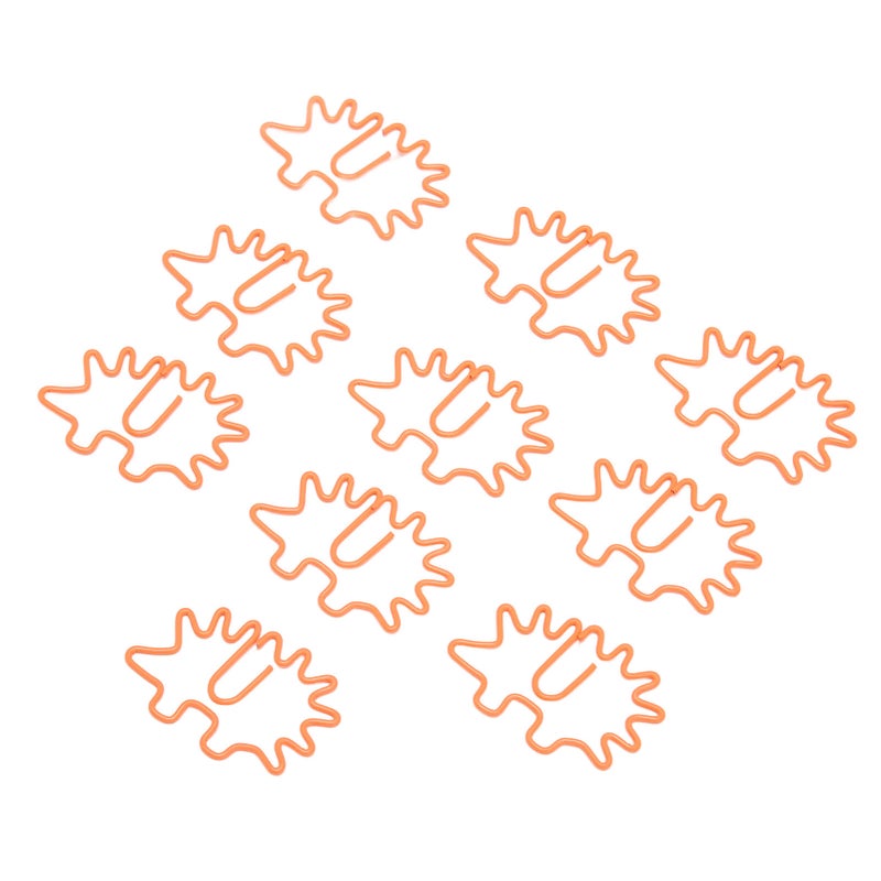 100pcs Paper Clips Portable Mini Cute Hedgehog Shape Rustproof Electroplated Metal Paper Clips For File Classification - Image 3