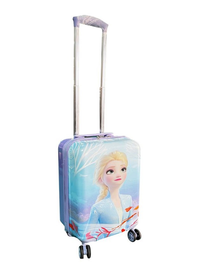 Disney FROZEN Disney Frozen Hard Case Travel Bag Luggage Trolley 18 Inches  - Image 1