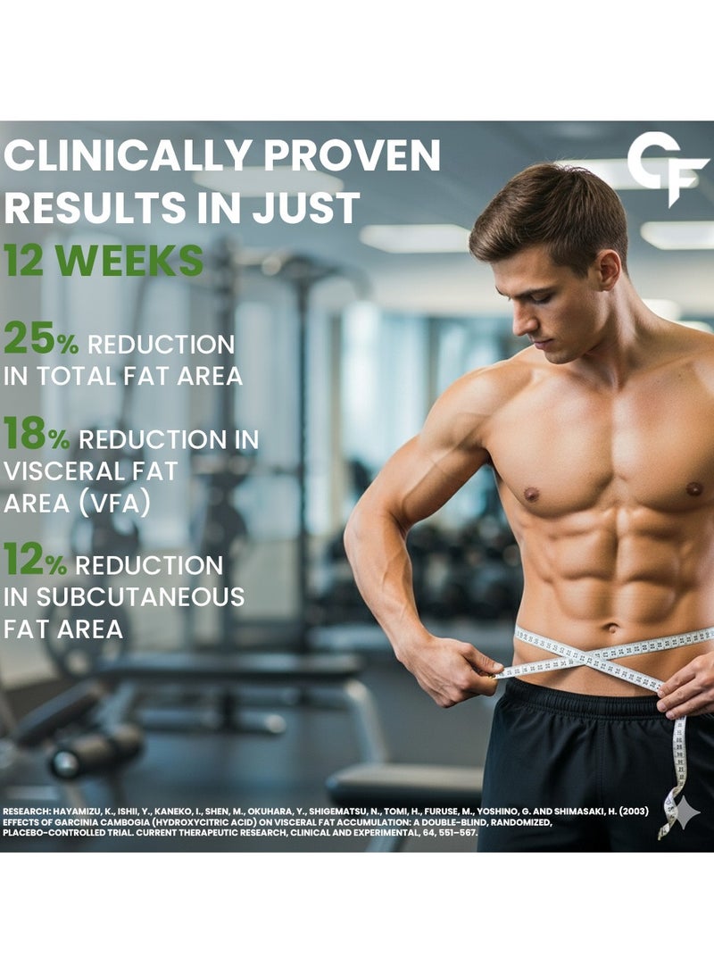 Carbamide Forte Garcinia Cambogia 3000mg 60% HCA & 6mg Piperine Per Serving | Weight Loss Supplement- 120 Veg Tablets - Image 5