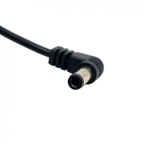 JSER DC Power 5.5 x 2.1mm/2.5mm Male to 5.5 2.1/2.5mm Male Plug Cable Right Angled 90 Degree 1.97ft for - Image 4