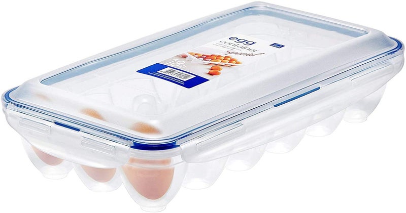 LocknLock Lock  Lock HPL955 Egg Storer for 18 Eggs ClearBlue 32 x 175 x 32 cm 