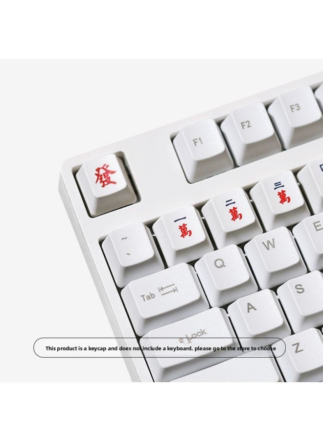 Personalized Mechanical Keyboard Key Cap Personalized Transparent Red Black Transparent Key Cap Single Keyboard Key Diy Generation Hair 