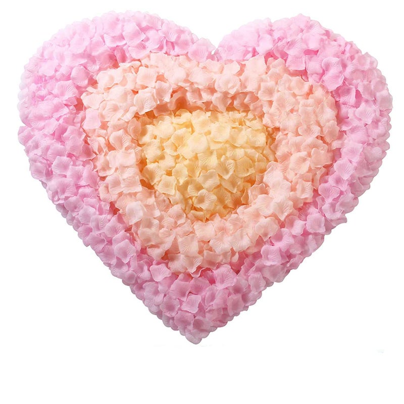 CODE FLORIST 2200 PCS Silk Flower Rose Petals for Wedding Decorations (Champagne) - Image 2