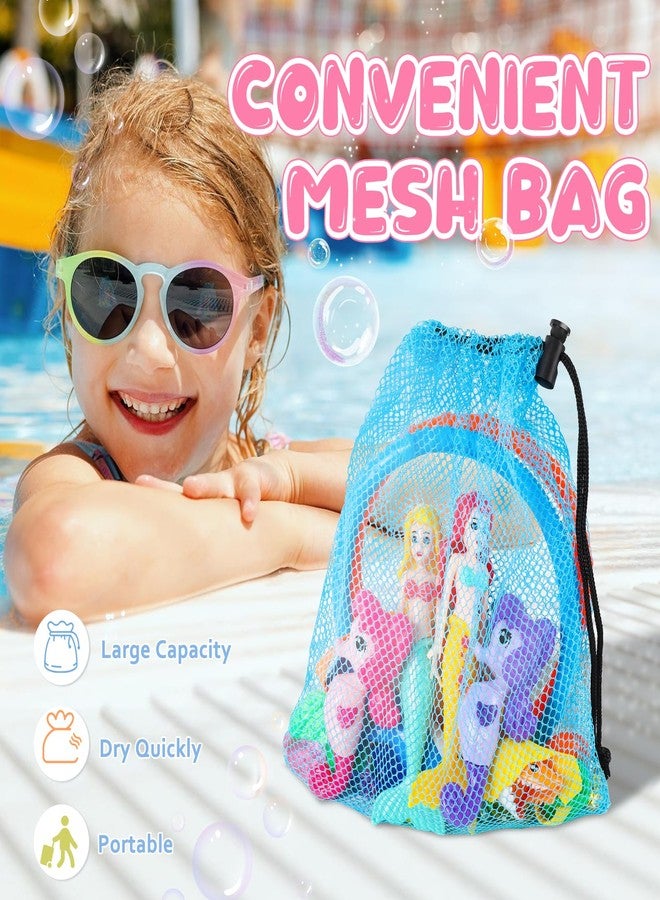 HUUIDY Pool Toys, 19 Pcs Mermaid Pool Diving Toys with Diving Gems Dive Rings and Storage Bag, Summer Swimming Pool Games Swim Water Sinking Toy for Kids Toddler 3-12 - Image 4