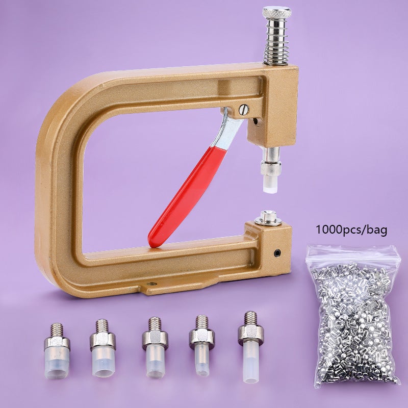 Bead Riveting Machine for Clothing DIY Golden beading machine 