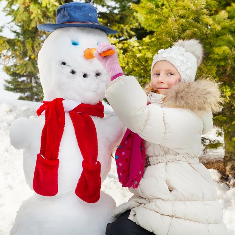 ONESING 3-24 Pairs Winter Knit Gloves for Kids - White Finger Gloves for Boys and Girls - Image 5