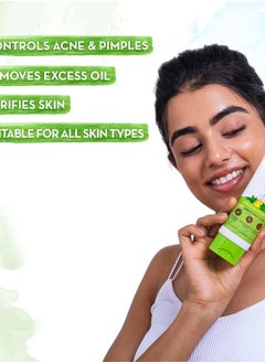 Mamaearth Mamaearth Tea Tree Natural Face Wash for Acne & Pimples Wash 100 ml - For Normal & Dry Skin  - Image 3
