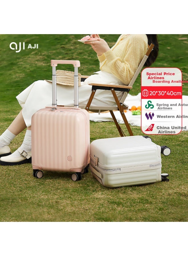 Aji Luggage Suitcase, Travel Case For Women, Small And Lightweight, Spring And Autumn Airline Carry-on, 14-inch Children's Luggage, Password Lock Box