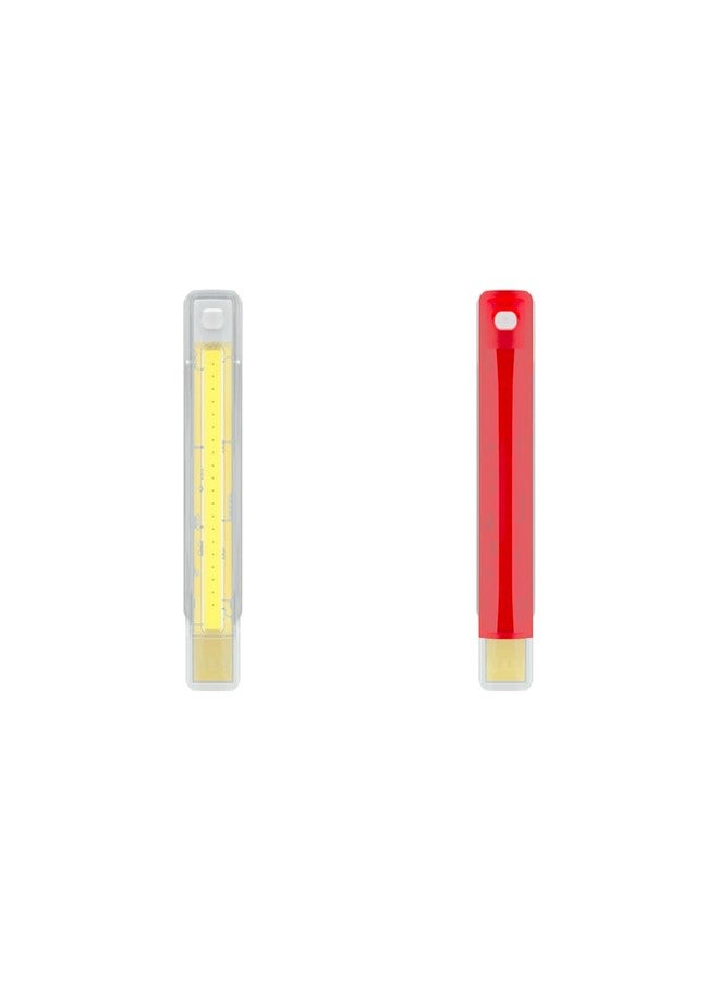 Knog Plus Free Running Lights for Runners Twinpack - Clip Light Runner & Bike Safety Light for Backpacks, Ultralight USB Rechargeable, IP66 Waterproof, 450m Visibility, 40hr Runtime, Translucent. - Image 1