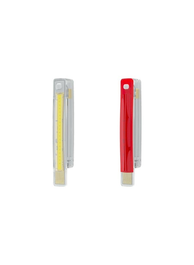 Knog Plus Free Running Lights for Runners Twinpack - Clip Light Runner & Bike Safety Light for Backpacks, Ultralight USB Rechargeable, IP66 Waterproof, 450m Visibility, 40hr Runtime, Translucent. - Image 4