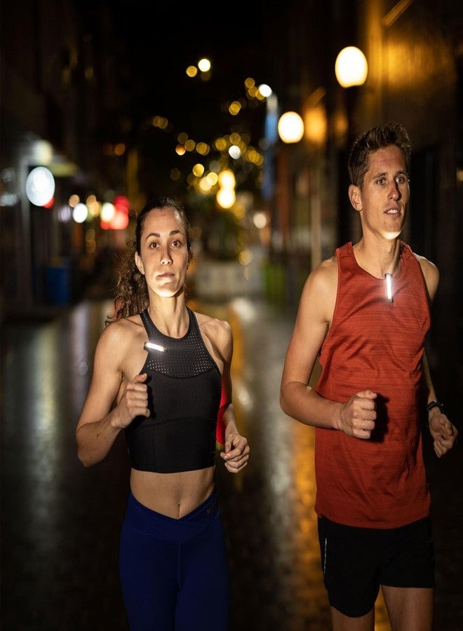 Knog Plus Free Running Lights for Runners Twinpack - Clip Light Runner & Bike Safety Light for Backpacks, Ultralight USB Rechargeable, IP66 Waterproof, 450m Visibility, 40hr Runtime, Translucent. - Image 2