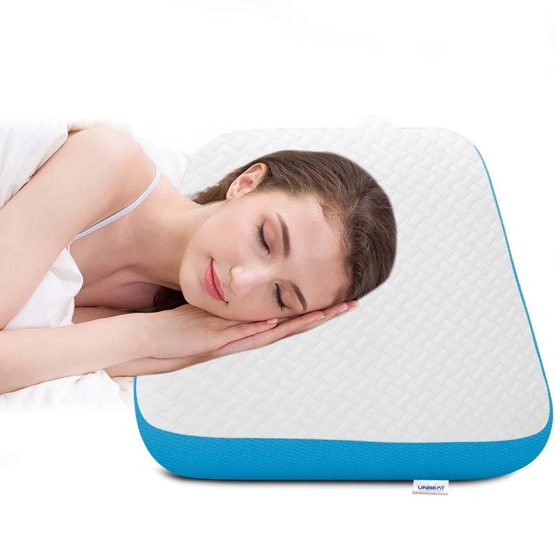 UNBEAT Molded Memory Foam Pillow (White, Standard Size) - Image 1