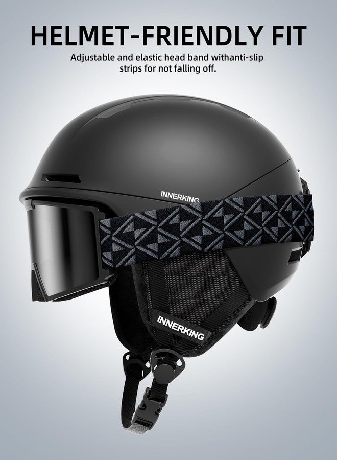 Innerking Ski Goggles – Anti-Fog Snow Goggles for Men Women Youth, Winter Ski & Snowboarding Goggles - Image 4