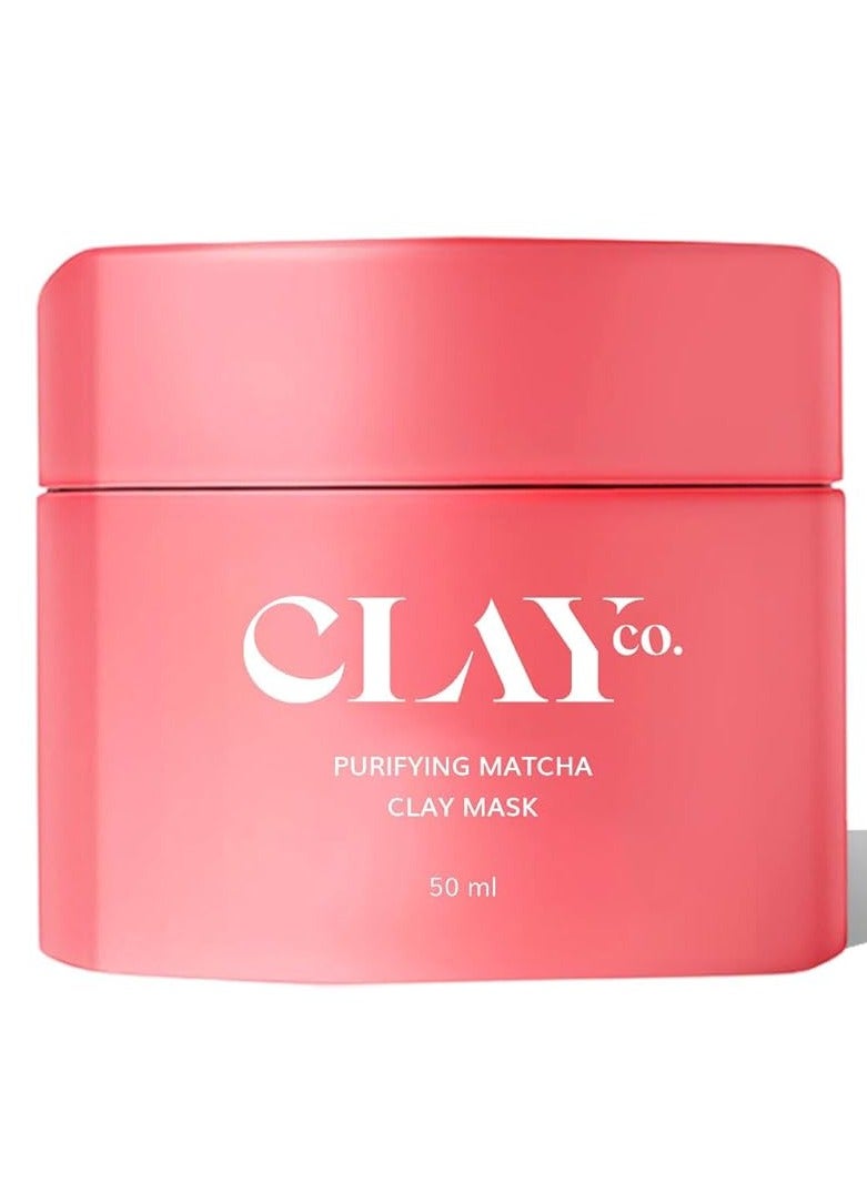 Clayco Matcha Detox Clay Mask | Deep Cleansing & Brightening | Green Tea & Collagen | Tan Removal & Dark Spot Reduction | Vegan Japanese Skincare | 50ml - Image 1