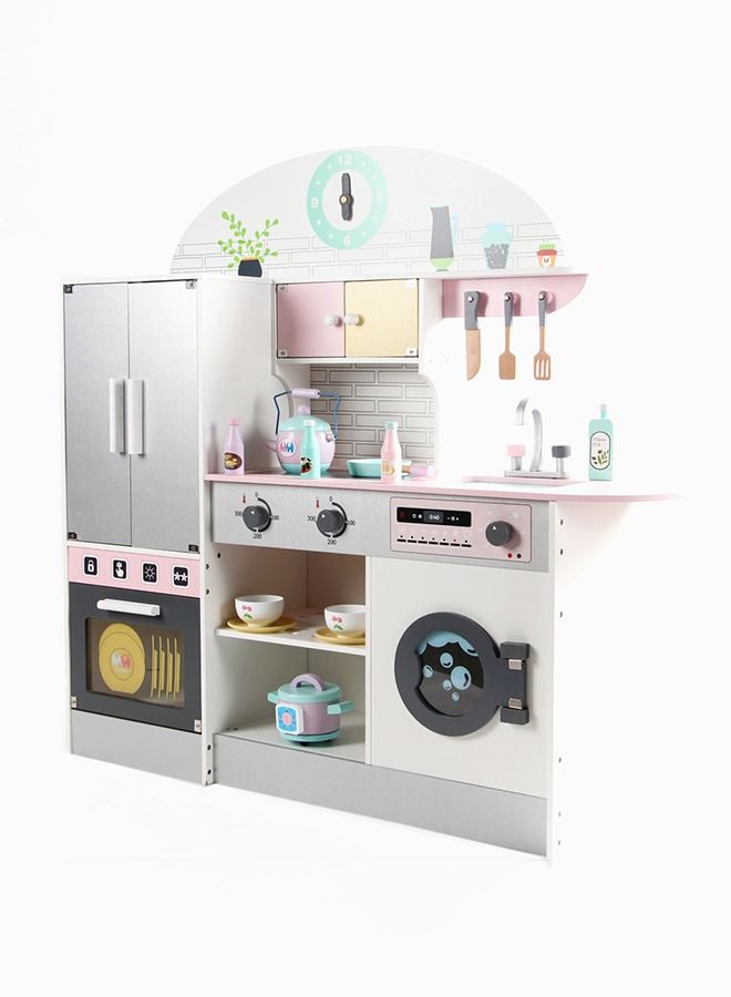 Multifunction Role Play Family Game Fridge Kitchen Combination Toy Set - Image 2