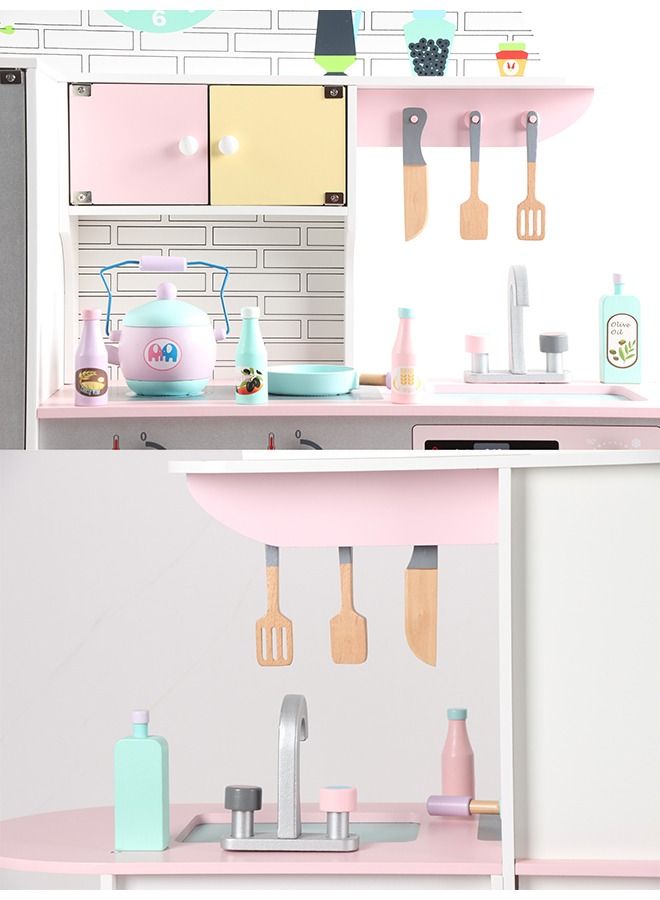 Multifunction Role Play Family Game Fridge Kitchen Combination Toy Set - Image 5