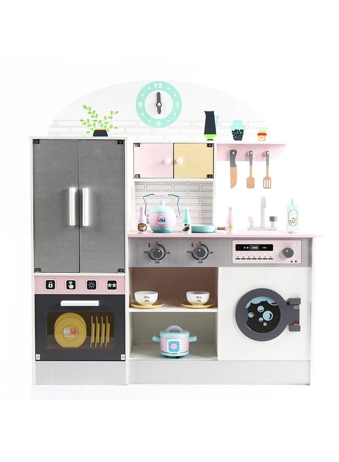 Multifunction Role Play Family Game Fridge Kitchen Combination Toy Set - Image 1