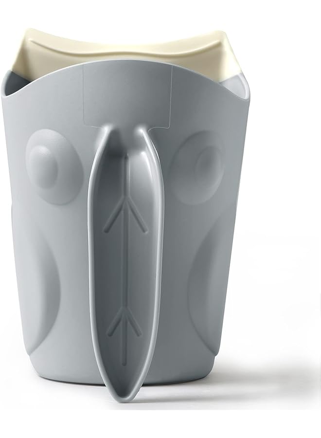 KASTWAVE Bath Rinse Cup For Baby Cute Frog Shape Baby Bath Cup Hair Shampoo Rinser For Toddlers Gray - Image 3