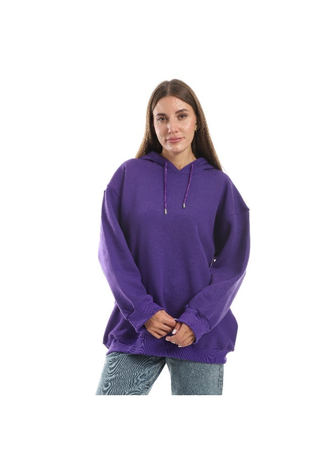 Caesar Women's oversized hoodie printed with colorful words - Image 2