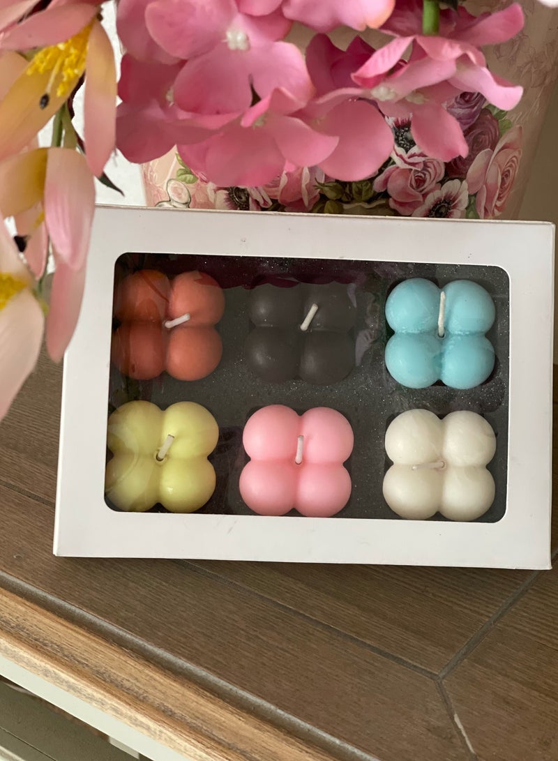 أورا مجموعة مكونة من 6 شموع الصويا المعطرة - منتج فريد من نوعه ذو جودة فاخرة برائحة الزهور لمنزل أنيق ومثالي، وهدايا، ومنتجعات صحية، والتأمل - Image 4