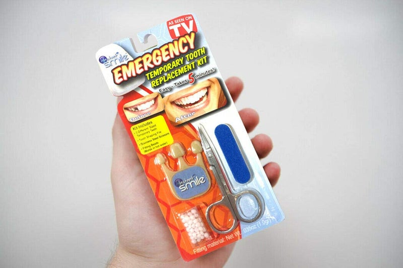 Instant Smile طقم استبدال الأسنان المؤقت الطارئ للابتسامة الفورية - داكن - Image 3