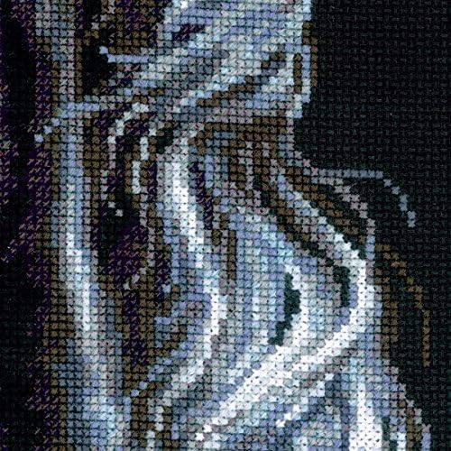 RIOLIS - Breeze Through Mane 1494, Counted Cross Stitch Kit 11,81" x17,72, Black Horse Embroidery Kit, Cross Stitch Patterns for Adults with Horse, Cross Stitch Kits for Adults Advanced & Beginners - Image 4