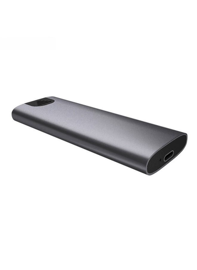 ماركة غير محددة صندوق القرص الصلب M.2 USB3.1Type-C نقل M.2NGFF صندوق القرص الصلب ذو الحالة الصلبة صندوق القرص الصلب الخارجي المعدني - اللون: TP06-CC بروتوكول NVME باللون الرمادي الحديدي  - Image 2