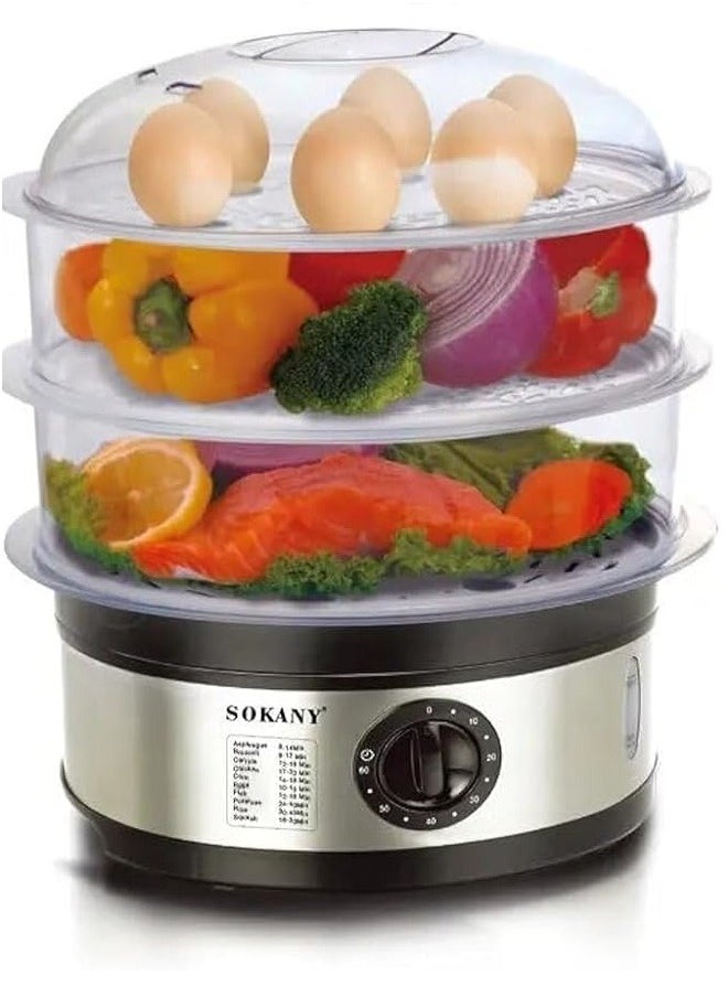 sokany - SK-07018 Food steam 3 layers 11L/650 W - Image 1