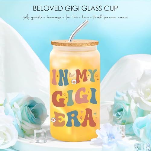 Verouis Gigi Gifts for Grandma Gigi Birthday Gifts from Grandkids Cool Grandma Gift Set for Christmas, Happy Birthday Gift Ideas for Women from Grandson, Granddaughter, Grandkids with Tote Bag, 16oz Cup - Image 3