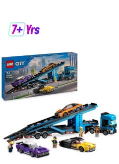 LEGO LEGO City Car Transporter Truck with Sports Cars 60408  - Image 1
