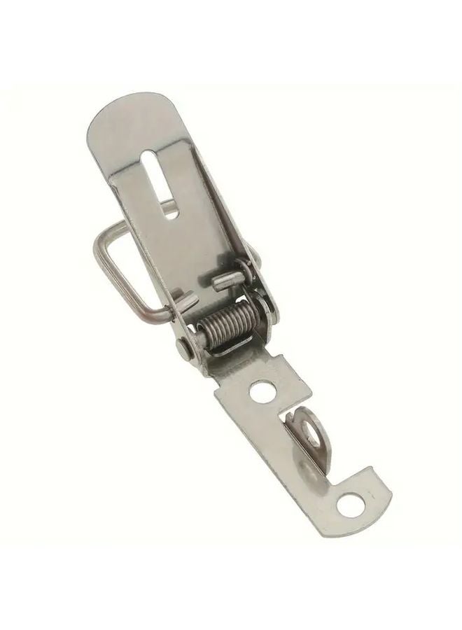 4pcs Durable Mini Stainless Steel Spring Clips 106mm Duckbill Fasteners For Luggage Toolboxes - Image 4