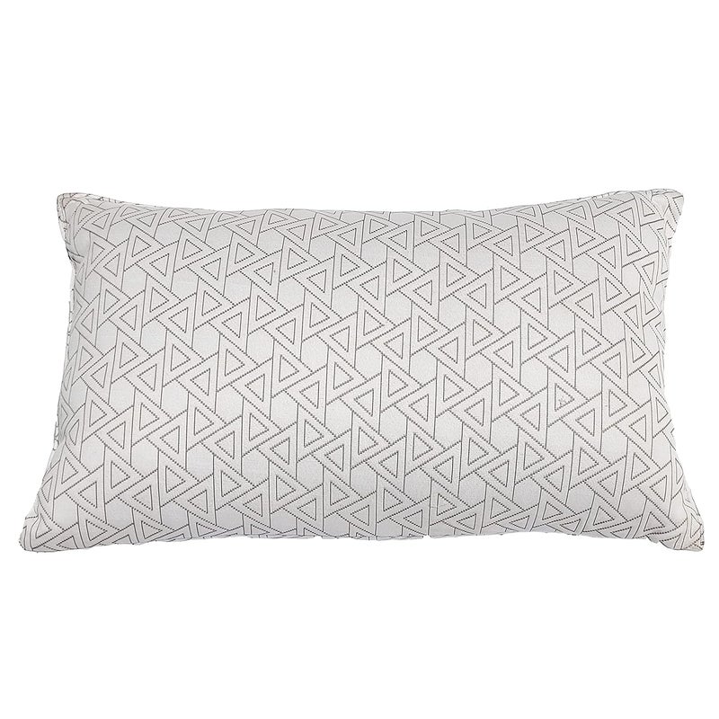 VG Mattress Organic Silk CottonkapokIlavam Sleeping Soft White Striped Classic Pillows Size 27 X 17 inches Off White 2 - Image 2