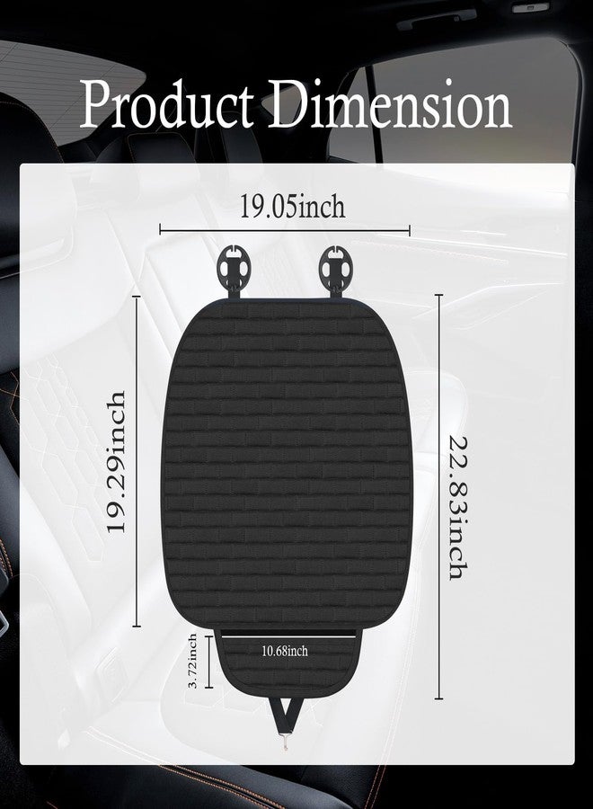 YGDMD Car Seat Covers Front Seats,Non-Slip & Breathable Car Front Seat Cover with Lattice Design,Universal Bottom Seats Covers for Cars with Storage Pockets Cars Interior Accessories (Front Seat Cover) - Image 2