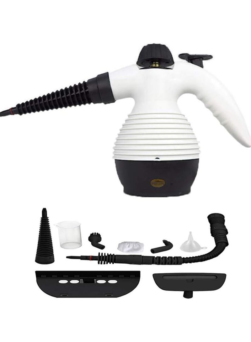 Denx Portable Handheld Steam Cleaner 1200w Multifunctional High Temperature With 9 Pieces Accessories Suitable For Kitchen Sofa Bathroom Window - Image 1