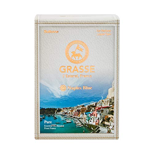 Bullsone Grasse L'esterel, Natural Car Air Fresheners, Luxury Car Perfume - Naples Blue Scent (2 Pack) - Image 2