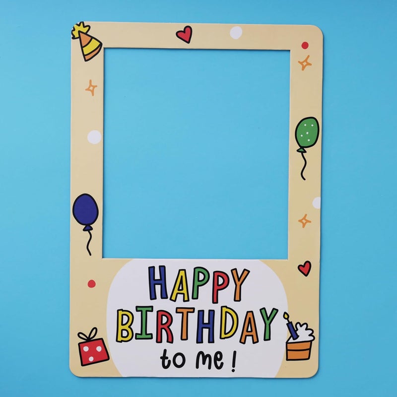 Oye Happy - Baby Milestone Selfie Frames | Set of 6 | Perfect for Capturing Baby Moments | Baby Memory Frames - Image 2