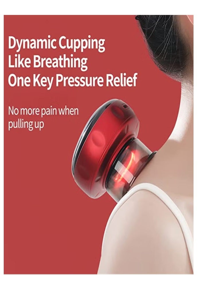 Smart Dynamic Cupping Therapy Set Cellulite Massager 3 in 1 Vacuum Therapy Machine Cellulite Remover Gua Sha Massage Tool with12 Level Temperature and Suction massage machine - Image 2
