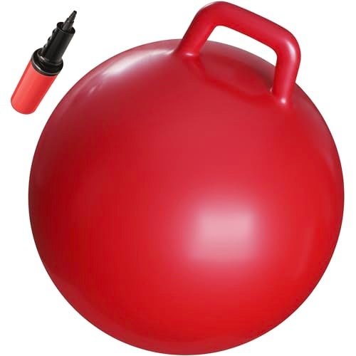 WALIKI Hippity Hop Ball for Teens | 22-Inch Red Hopper Ball | Jumping & Hopping for Active Play & Outdoor Fun - Image 1