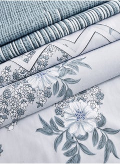 Master Home Textile Microfiber Printed Comforter Sets, Fits 200 x 200 cm King / Double Size Bed, 6 Pcs, With Soft Filling, Celine Series  - Image 3