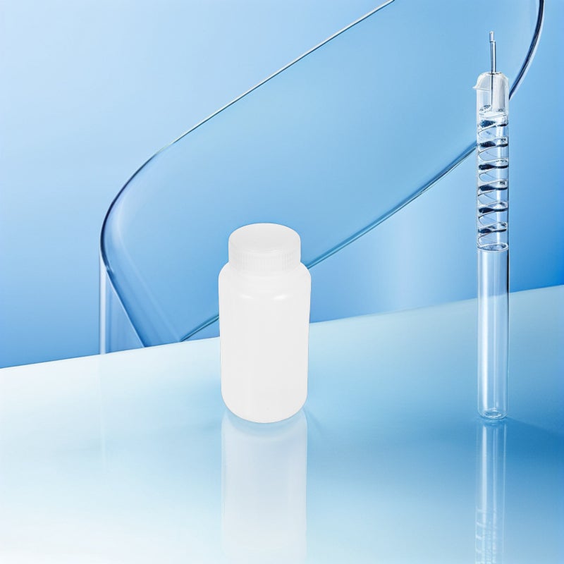 12pcs Wide Mouth Lab Reagent Bottles 250 ML Sealed Leak-Proof Sample Containers White Chemical Storage Bottles For Laboratory Classroom Use - Image 3